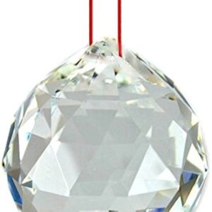 Clear Crystal Hanging Ball for Good Luck & Prosperity